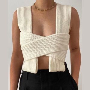 Simonett Spring Nanu top cream white